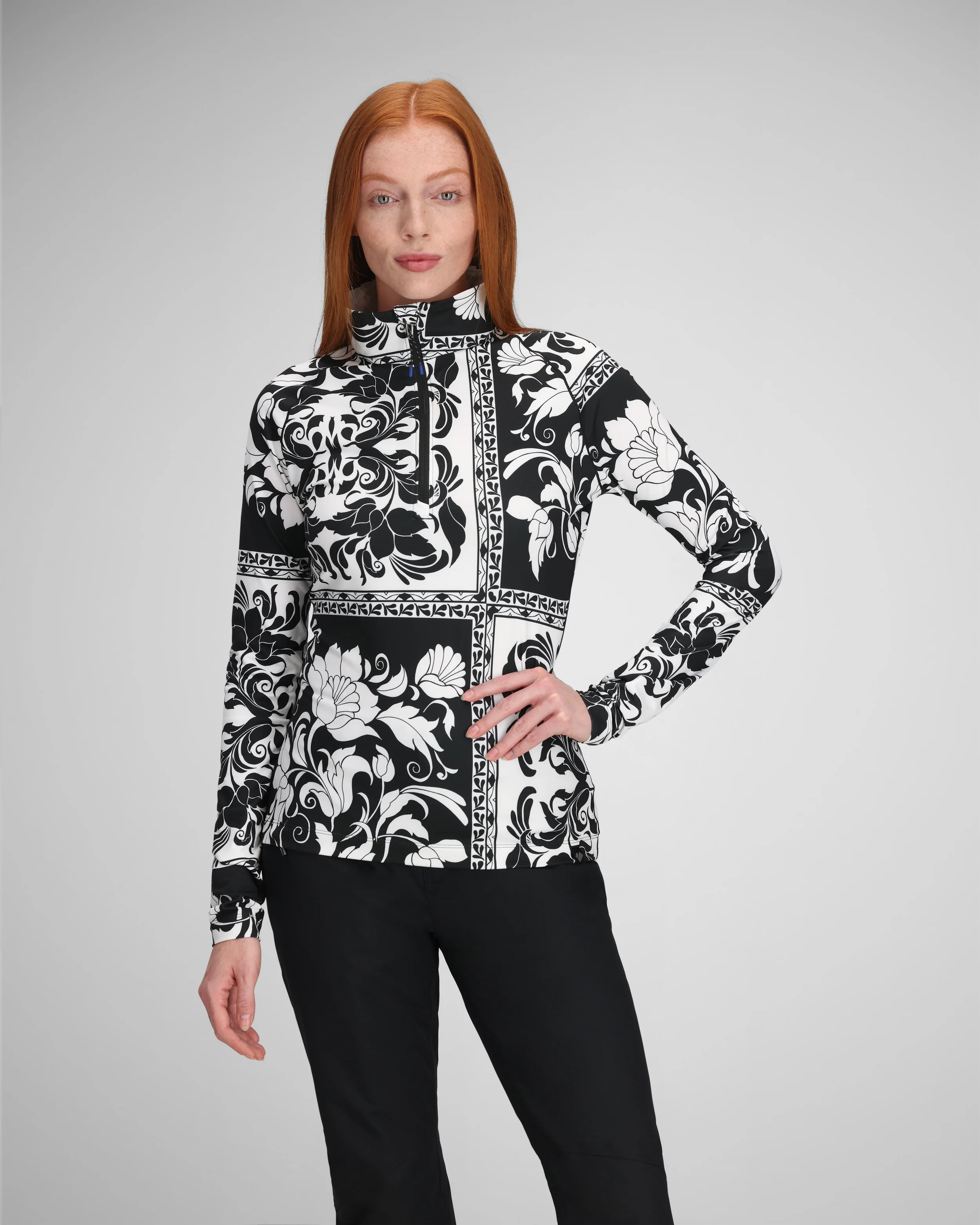 Women’s ¼ Zip Baselayer Top - Image 19